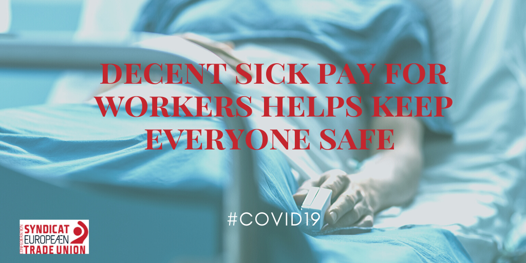 Coronavirus exposes danger of cuts to sick pay for Europe’s workers